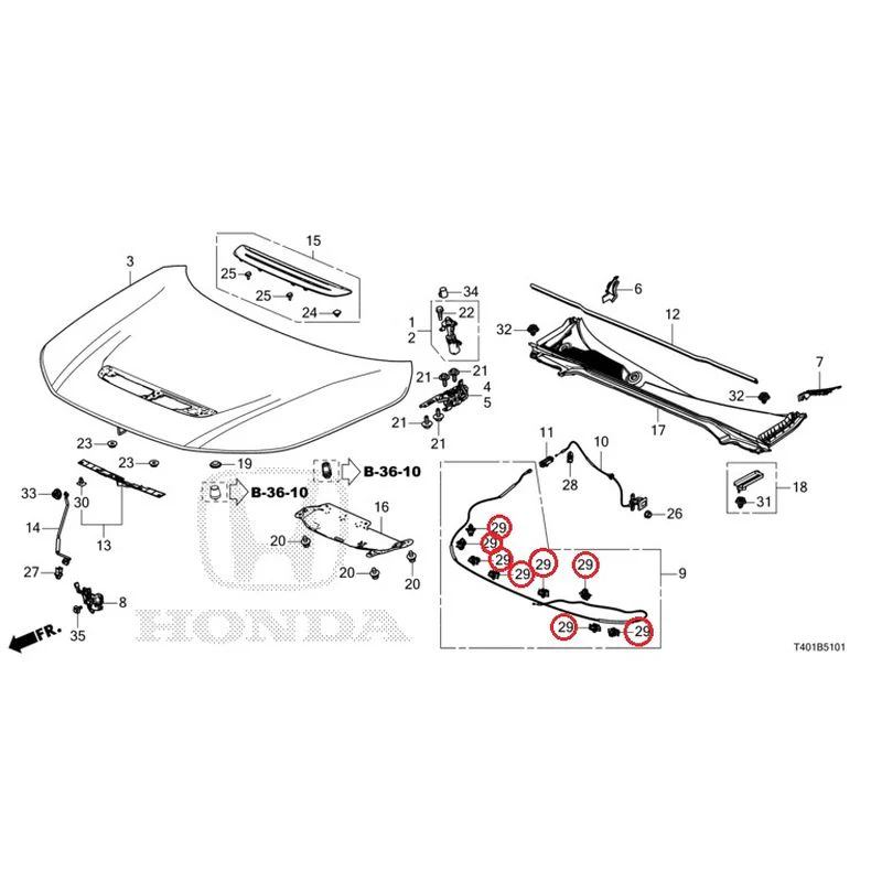 [NEW] JDM HONDA CIVIC FL5 2023 Bonnet (Type R) GENUINE OEM - Image 30
