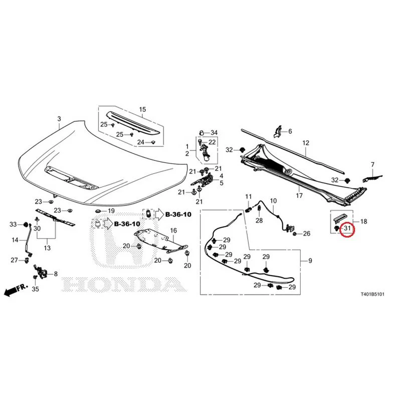 [NEW] JDM HONDA CIVIC FL5 2023 Bonnet (Type R) GENUINE OEM - Image 32