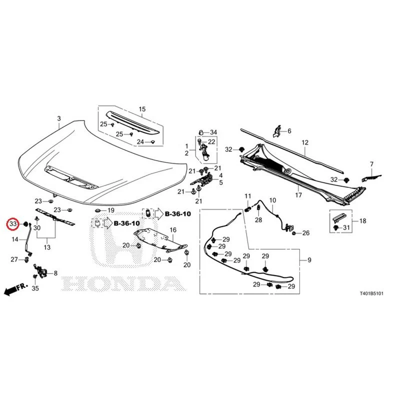 [NEW] JDM HONDA CIVIC FL5 2023 Bonnet (Type R) GENUINE OEM - Image 34