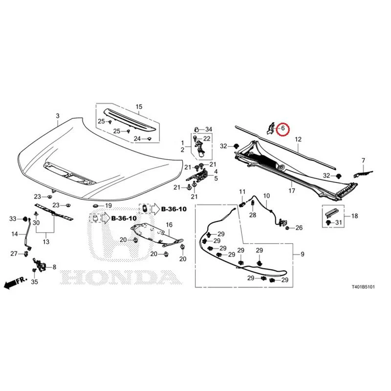[NEW] JDM HONDA CIVIC FL5 2023 Bonnet (Type R) GENUINE OEM - Image 7