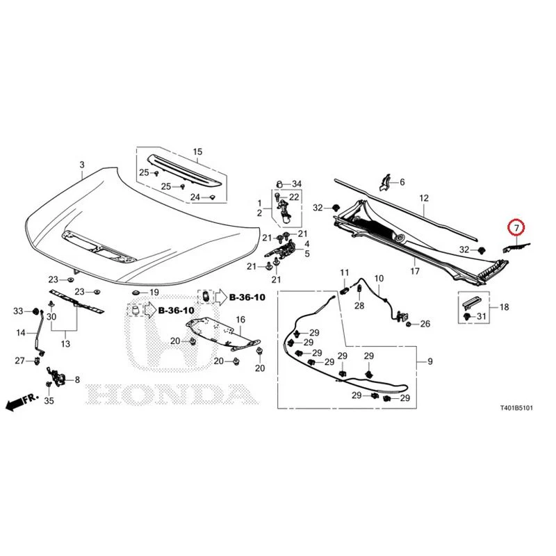 [NEW] JDM HONDA CIVIC FL5 2023 Bonnet (Type R) GENUINE OEM - Image 8