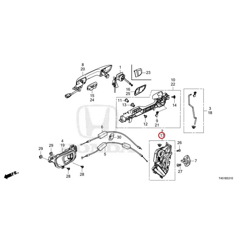 [NEW] JDM HONDA CIVIC FL5 2023 Front Door Locks/Outer Handles GENUINE OEM - Image 22