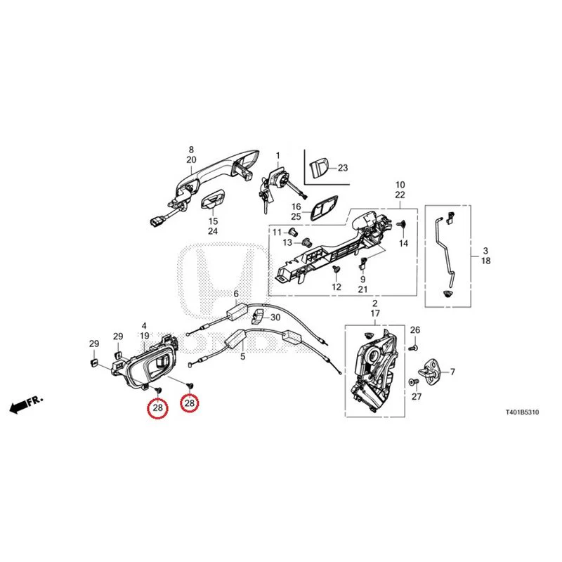 [NEW] JDM HONDA CIVIC FL5 2023 Front Door Locks/Outer Handles GENUINE OEM - Image 37