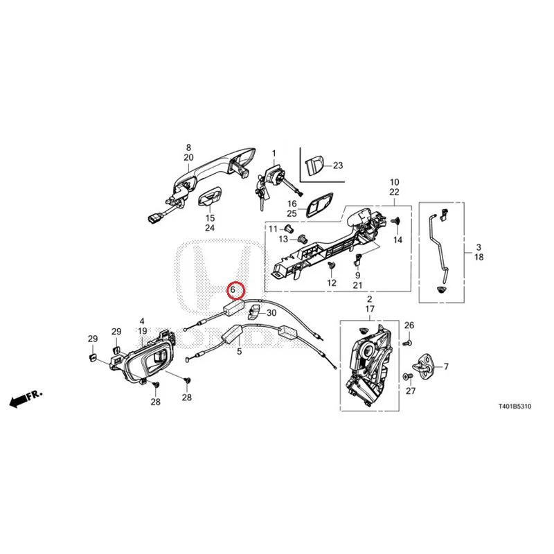 [NEW] JDM HONDA CIVIC FL5 2023 Front Door Locks/Outer Handles GENUINE OEM - Image 7