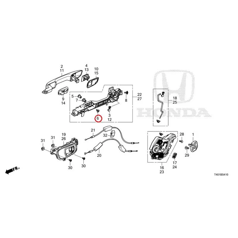 [NEW] JDM HONDA CIVIC FL5 2023 Rear Door Locks/Outer Handles GENUINE OEM - Image 11
