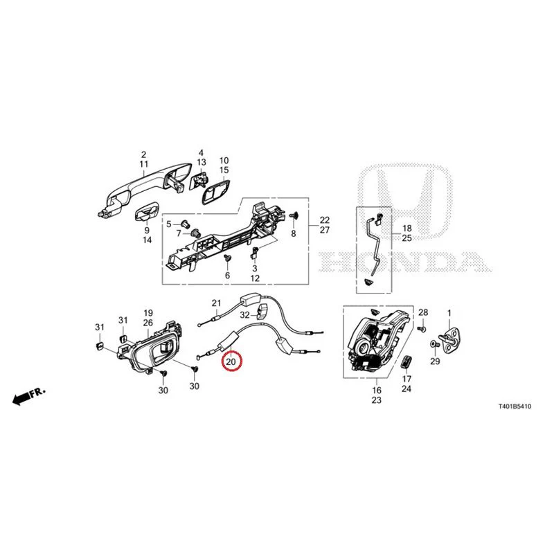 [NEW] JDM HONDA CIVIC FL5 2023 Rear Door Locks/Outer Handles GENUINE OEM - Image 29