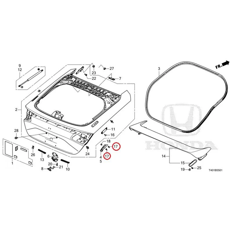 [NEW] JDM HONDA CIVIC FL5 2023 Tailgate (Type R) GENUINE OEM - Image 18