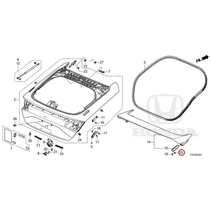 [NEW] JDM HONDA CIVIC FL5 2023 Tailgate (Type R) GENUINE OEM - Image 26