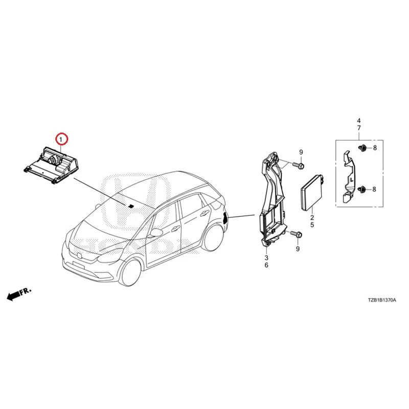 [NEW] JDM HONDA FIT e:HEV GR3 2023 Camera/Radar GENUINE OEM - Image 2