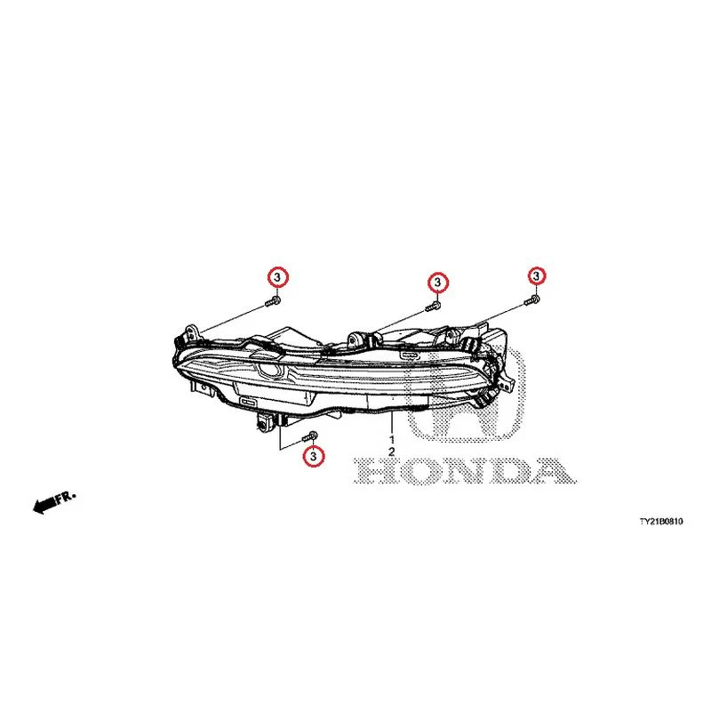 [NEW] JDM HONDA LEGEND HYBRID KC2 2016 Fog Light (1) GENUINE OEM - Image 4
