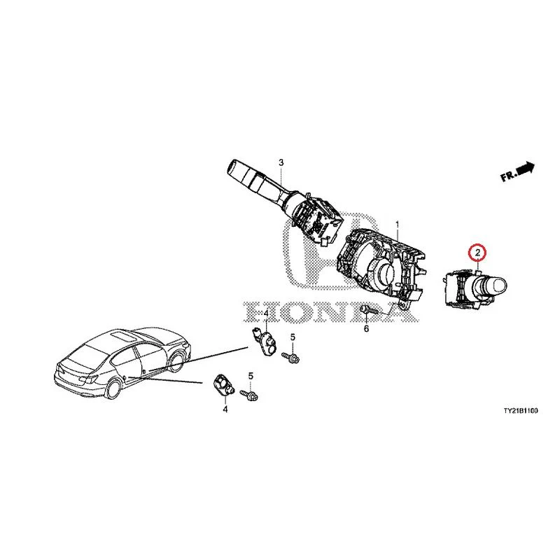 [NEW] JDM HONDA LEGEND HYBRID KC2 2016 Combination Switches GENUINE OEM - Image 3