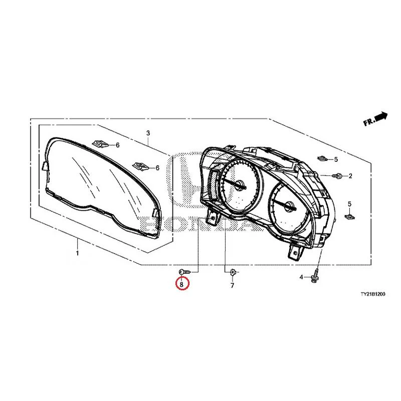 [NEW] JDM HONDA LEGEND HYBRID KC2 2016 Meter (1) GENUINE OEM - Image 10