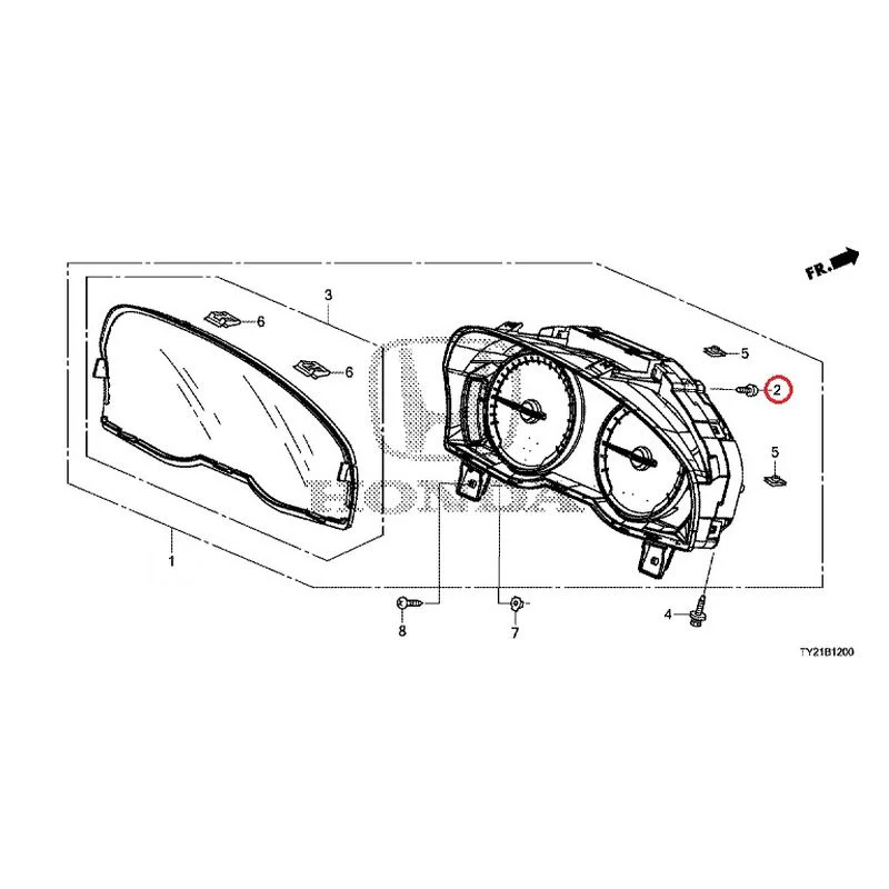 [NEW] JDM HONDA LEGEND HYBRID KC2 2016 Meter (1) GENUINE OEM - Image 4