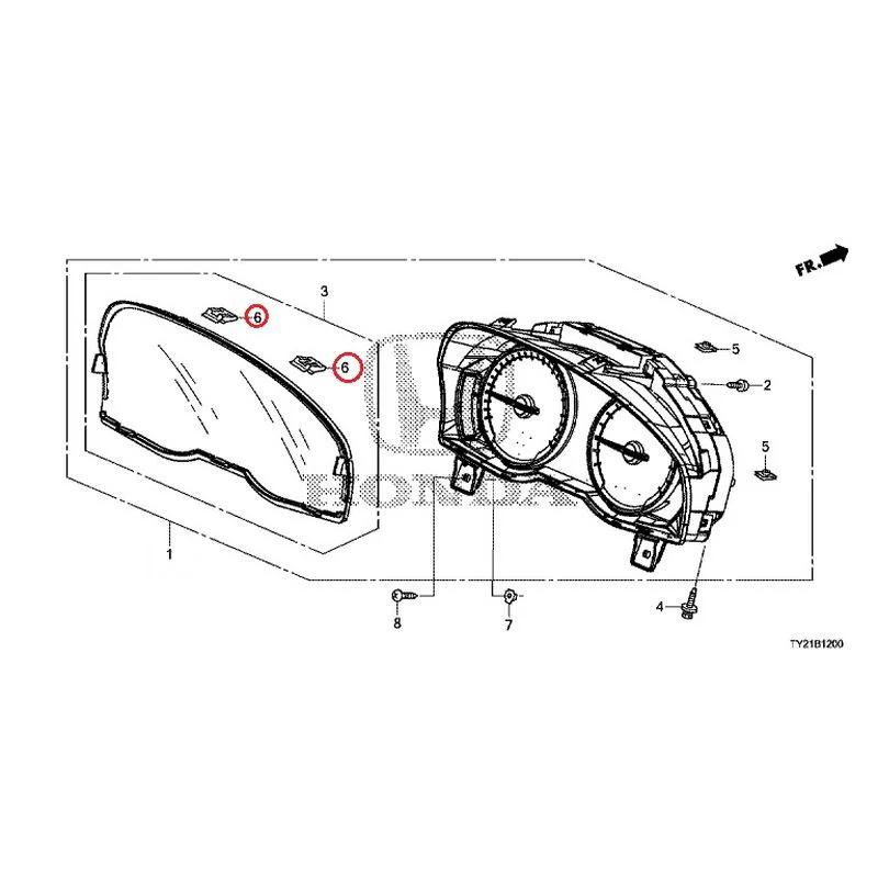 [NEW] JDM HONDA LEGEND HYBRID KC2 2016 Meter (1) GENUINE OEM - Image 8