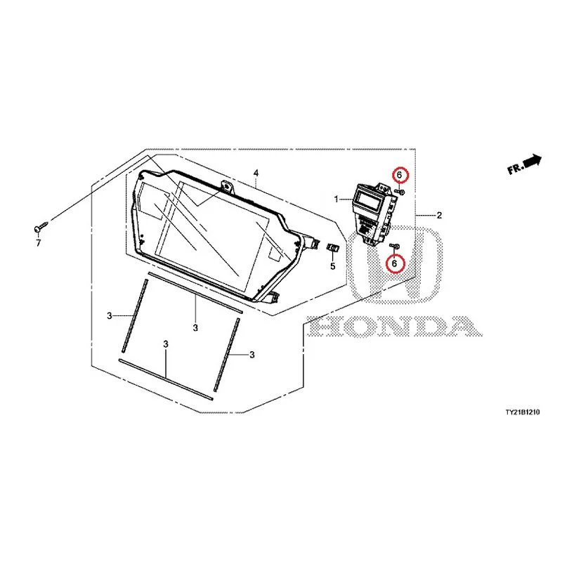 [NEW] JDM HONDA LEGEND HYBRID KC2 2016 Center Display (1) GENUINE OEM - Image 7