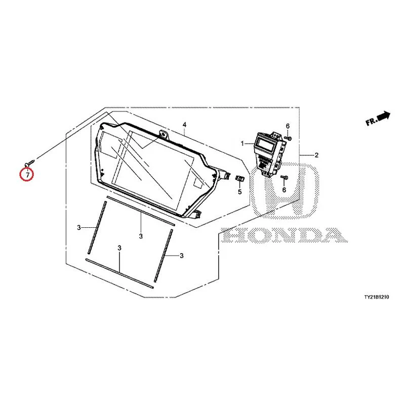 [NEW] JDM HONDA LEGEND HYBRID KC2 2016 Center Display (1) GENUINE OEM - Image 8