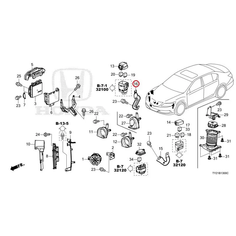 [NEW] JDM HONDA LEGEND HYBRID KC2 2016 Control Unit (Engine Compartment) (1) GENUINE OEM - Image 18