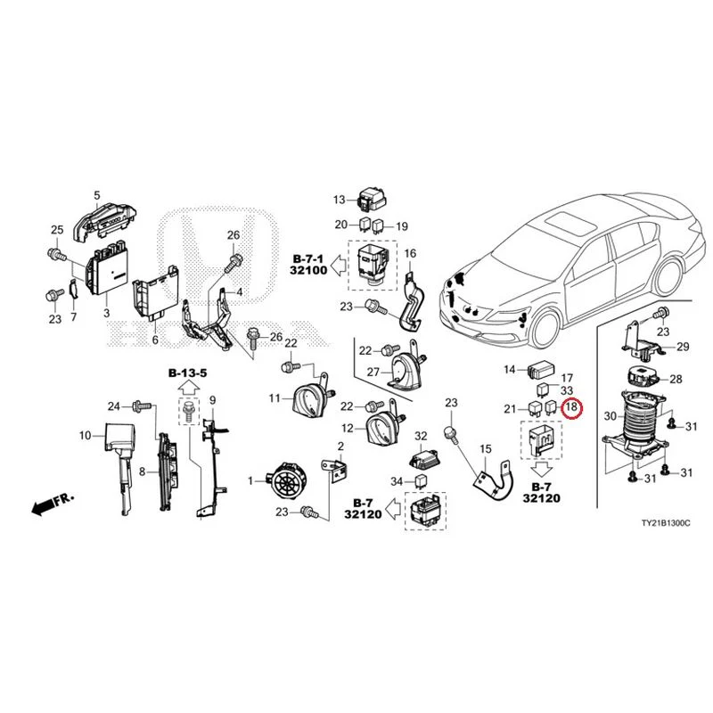 [NEW] JDM HONDA LEGEND HYBRID KC2 2016 Control Unit (Engine Compartment) (1) GENUINE OEM - Image 20