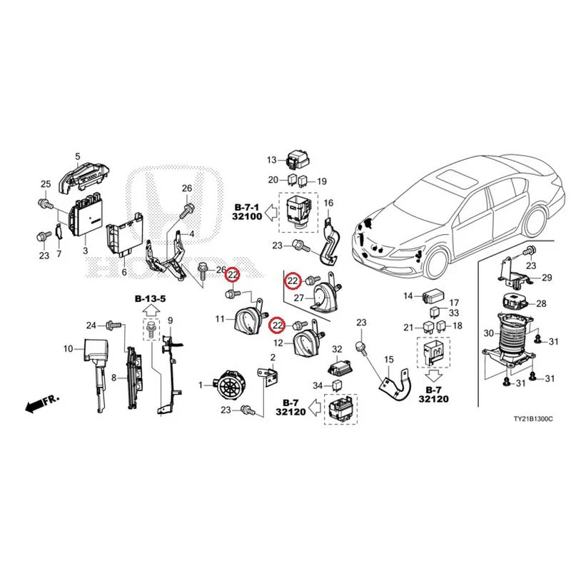 [NEW] JDM HONDA LEGEND HYBRID KC2 2016 Control Unit (Engine Compartment) (1) GENUINE OEM - Image 26