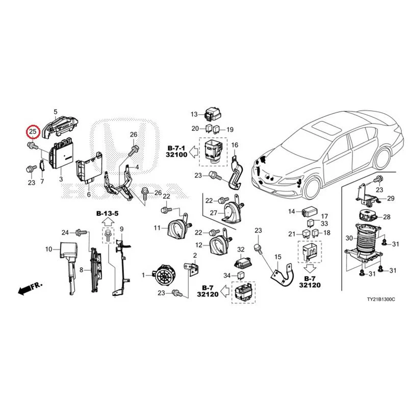 [NEW] JDM HONDA LEGEND HYBRID KC2 2016 Control Unit (Engine Compartment) (1) GENUINE OEM - Image 29