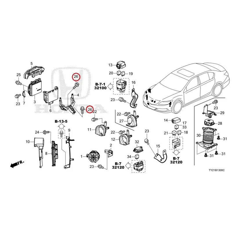 [NEW] JDM HONDA LEGEND HYBRID KC2 2016 Control Unit (Engine Compartment) (1) GENUINE OEM - Image 30