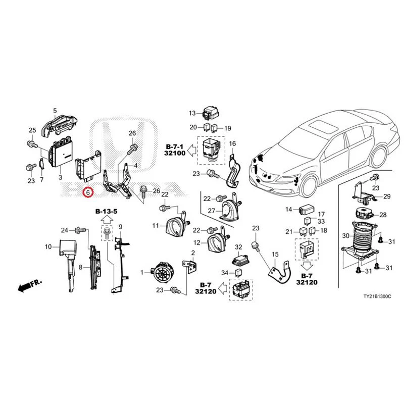 [NEW] JDM HONDA LEGEND HYBRID KC2 2016 Control Unit (Engine Compartment) (1) GENUINE OEM - Image 7