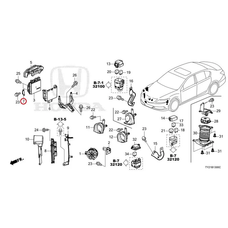 [NEW] JDM HONDA LEGEND HYBRID KC2 2016 Control Unit (Engine Compartment) (1) GENUINE OEM - Image 8