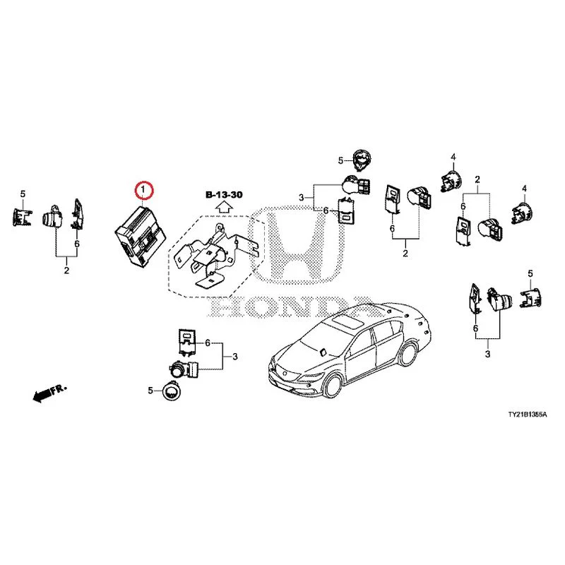[NEW] JDM HONDA LEGEND HYBRID KC2 2016 Parking Sensor (1) GENUINE OEM - Image 2