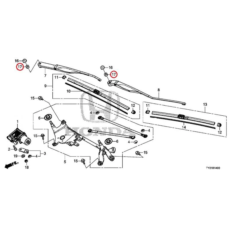 [NEW] JDM HONDA LEGEND HYBRID KC2 2016 Front Windshield Wiper GENUINE OEM - Image 26