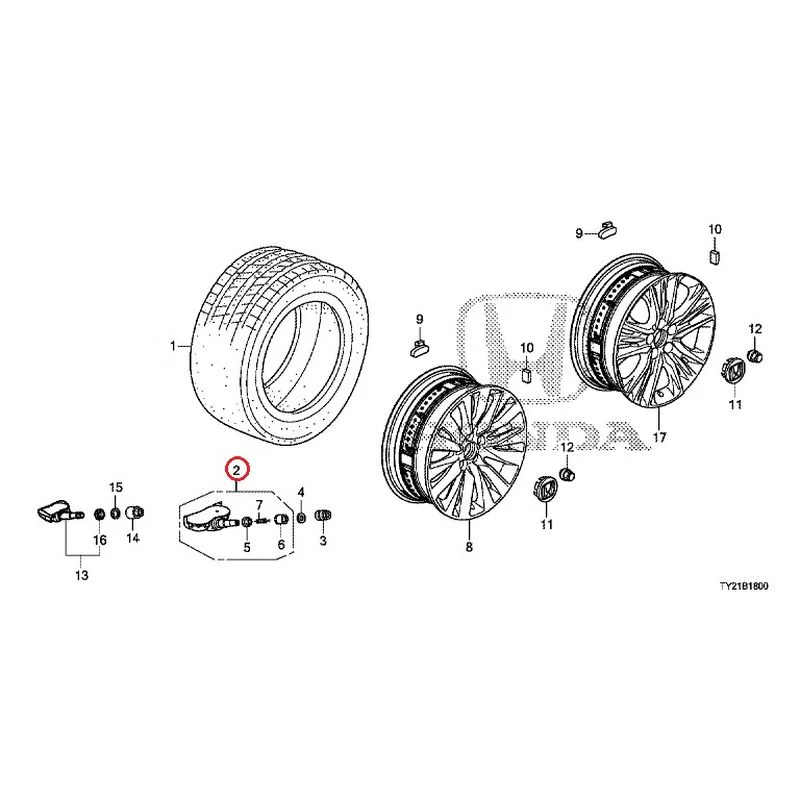 [NEW] JDM HONDA LEGEND HYBRID KC2 2016 Tire/Wheel Disc GENUINE OEM - Image 3