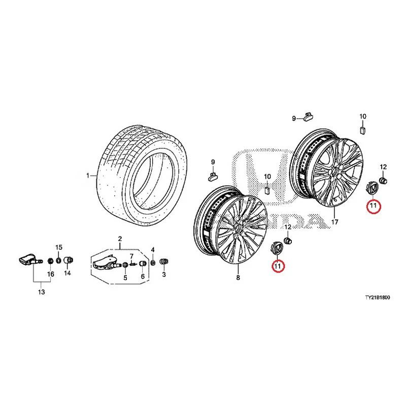 [NEW] JDM HONDA LEGEND HYBRID KC2 2016 Tire/Wheel Disc GENUINE OEM - Image 49