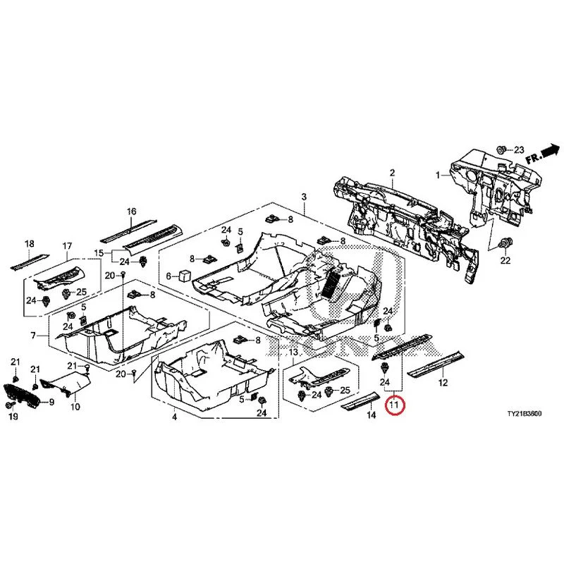 [NEW] JDM HONDA LEGEND HYBRID KC2 2016 Floor Mat GENUINE OEM - Image 19