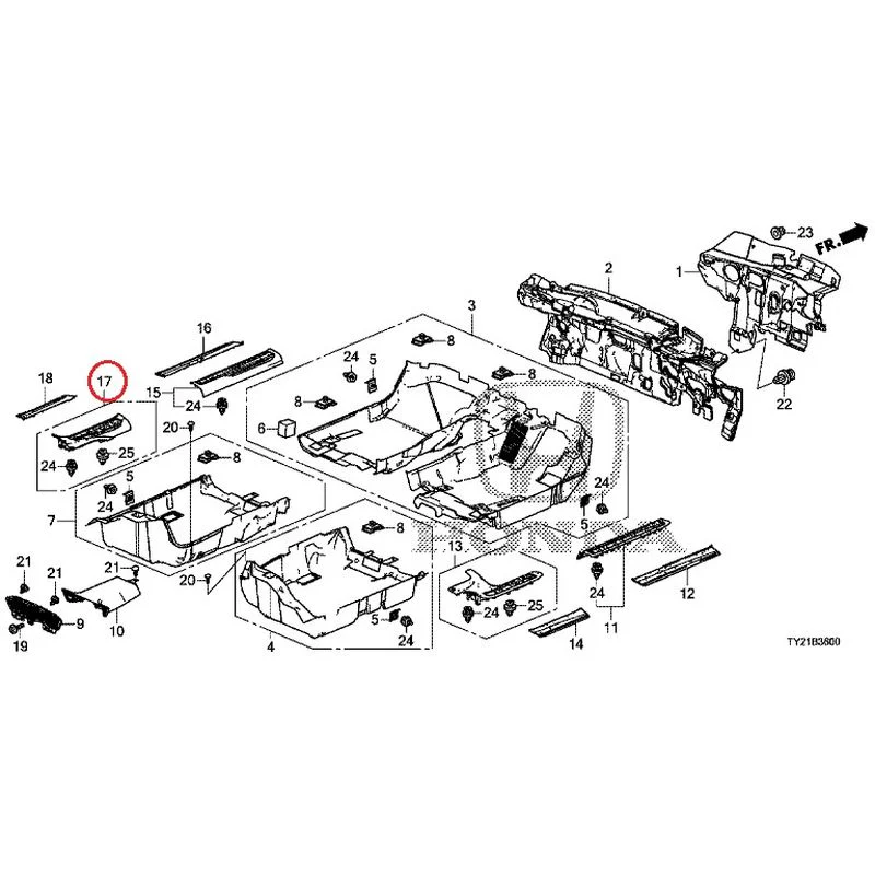 [NEW] JDM HONDA LEGEND HYBRID KC2 2016 Floor Mat GENUINE OEM - Image 27