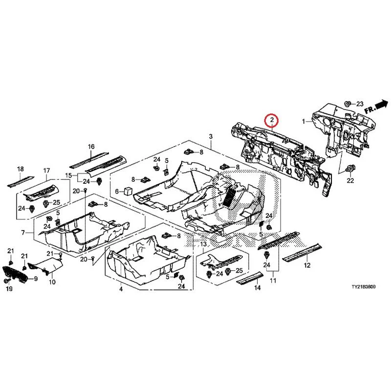 [NEW] JDM HONDA LEGEND HYBRID KC2 2016 Floor Mat GENUINE OEM - Image 3