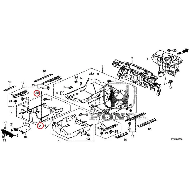 [NEW] JDM HONDA LEGEND HYBRID KC2 2016 Floor Mat GENUINE OEM - Image 31