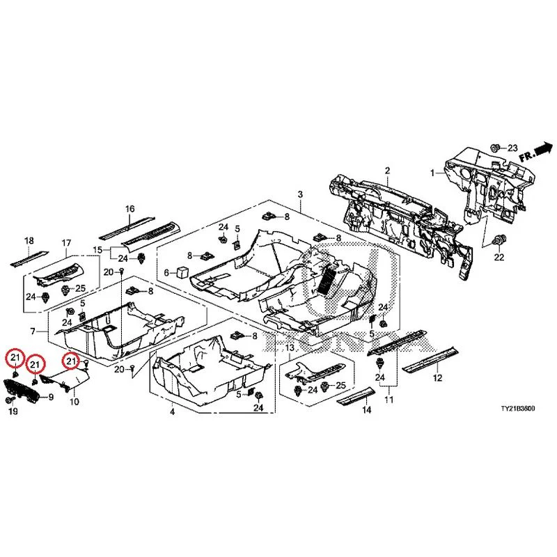 [NEW] JDM HONDA LEGEND HYBRID KC2 2016 Floor Mat GENUINE OEM - Image 32