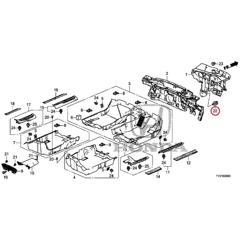 [NEW] JDM HONDA LEGEND HYBRID KC2 2016 Floor Mat GENUINE OEM - Image 33