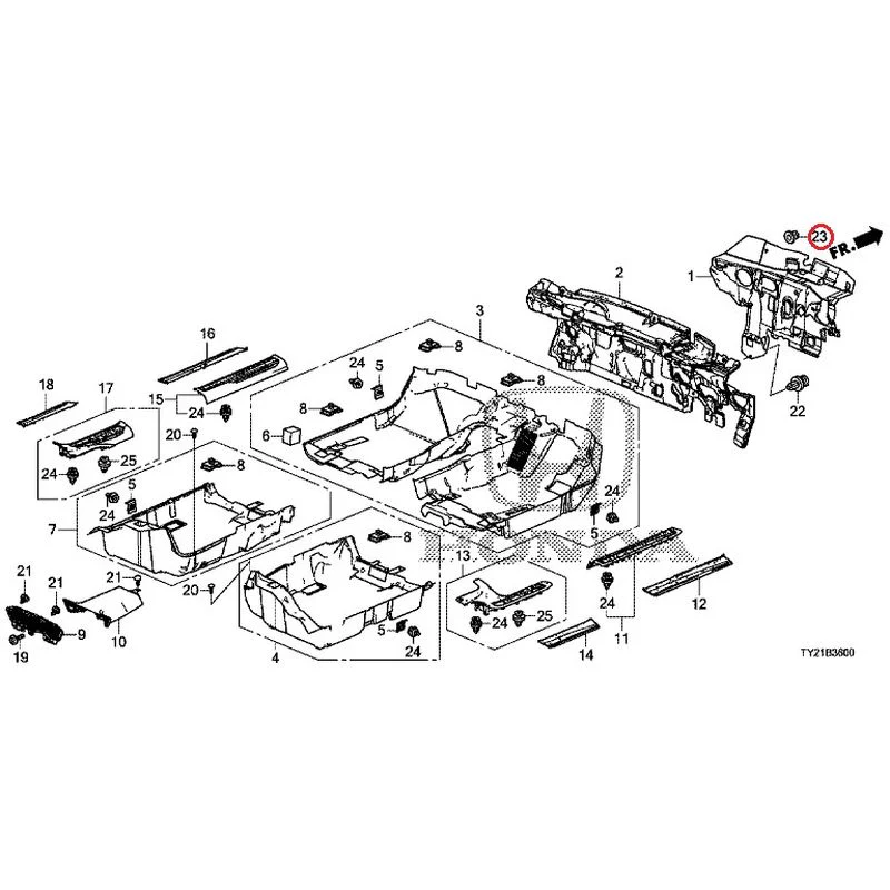 [NEW] JDM HONDA LEGEND HYBRID KC2 2016 Floor Mat GENUINE OEM - Image 34