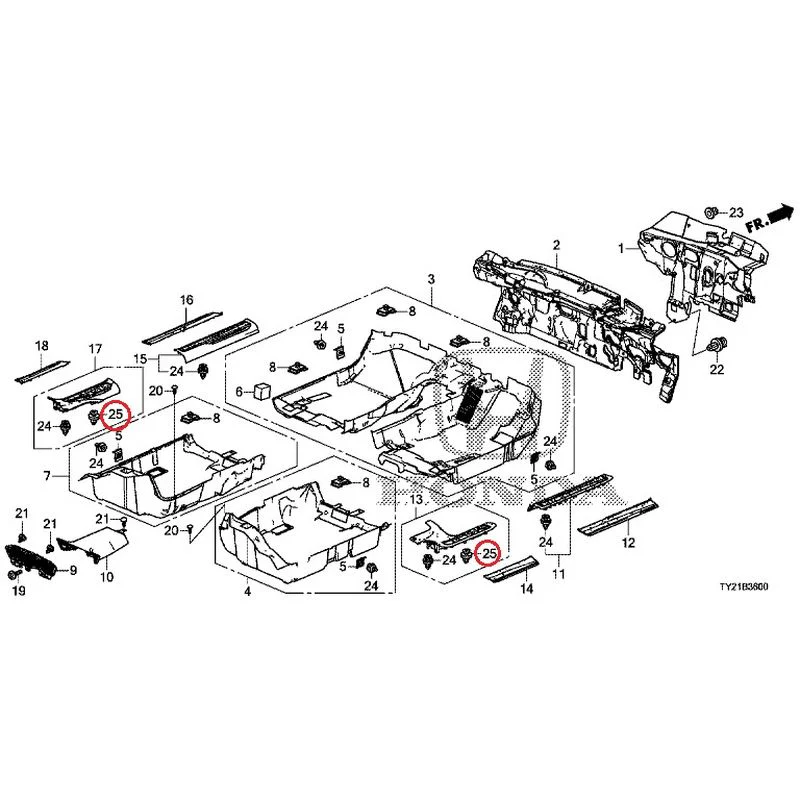 [NEW] JDM HONDA LEGEND HYBRID KC2 2016 Floor Mat GENUINE OEM - Image 36