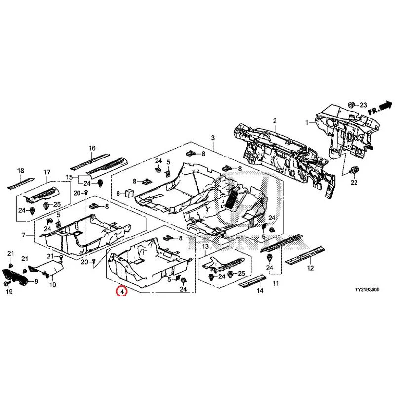 [NEW] JDM HONDA LEGEND HYBRID KC2 2016 Floor Mat GENUINE OEM - Image 6