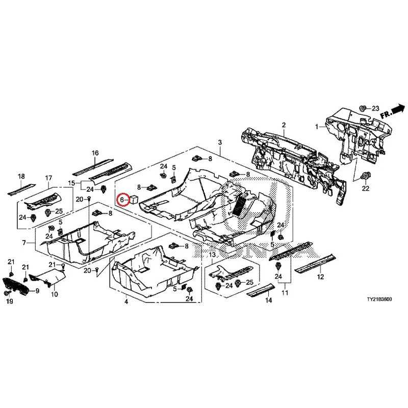 [NEW] JDM HONDA LEGEND HYBRID KC2 2016 Floor Mat GENUINE OEM - Image 9
