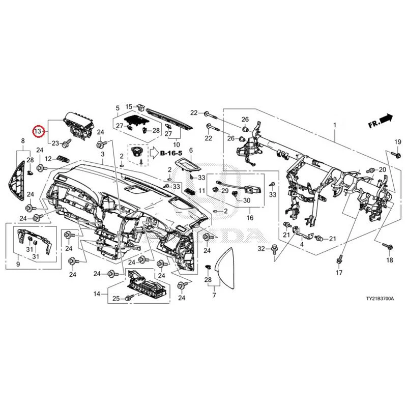 [NEW] JDM HONDA LEGEND HYBRID KC2 2016 Instrument panel GENUINE OEM - Image 16