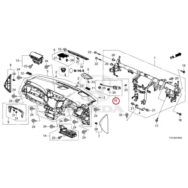 [NEW] JDM HONDA LEGEND HYBRID KC2 2016 Instrument panel GENUINE OEM - Image 20