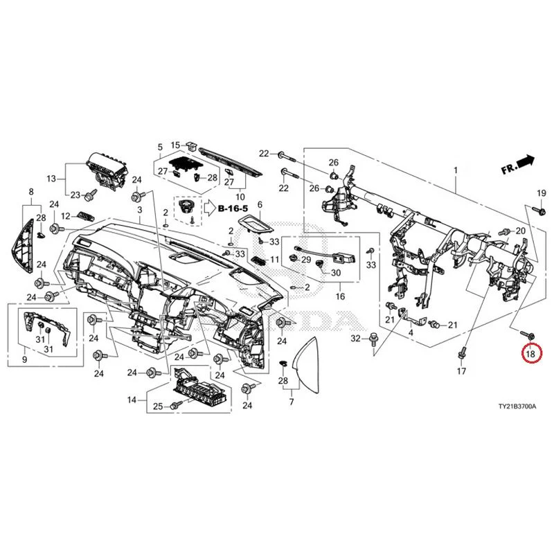 [NEW] JDM HONDA LEGEND HYBRID KC2 2016 Instrument panel GENUINE OEM - Image 22