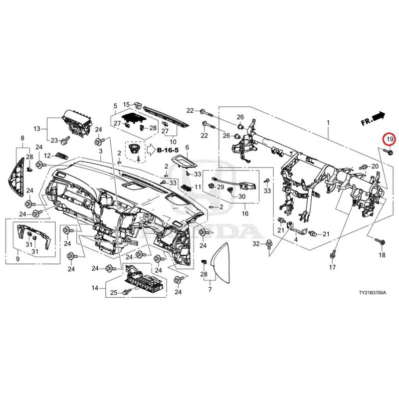 [NEW] JDM HONDA LEGEND HYBRID KC2 2016 Instrument panel GENUINE OEM - Image 23