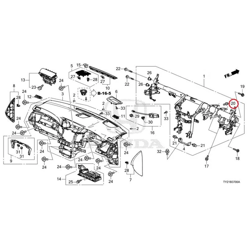[NEW] JDM HONDA LEGEND HYBRID KC2 2016 Instrument panel GENUINE OEM - Image 24
