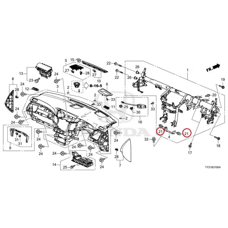 [NEW] JDM HONDA LEGEND HYBRID KC2 2016 Instrument panel GENUINE OEM - Image 25