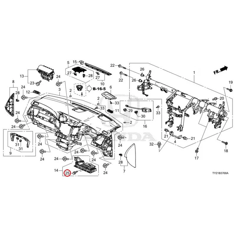 [NEW] JDM HONDA LEGEND HYBRID KC2 2016 Instrument panel GENUINE OEM - Image 29
