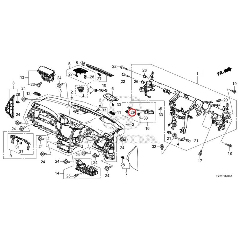 [NEW] JDM HONDA LEGEND HYBRID KC2 2016 Instrument panel GENUINE OEM - Image 33