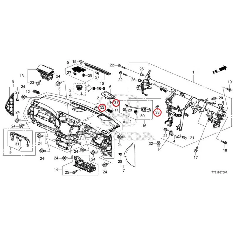 [NEW] JDM HONDA LEGEND HYBRID KC2 2016 Instrument panel GENUINE OEM - Image 37